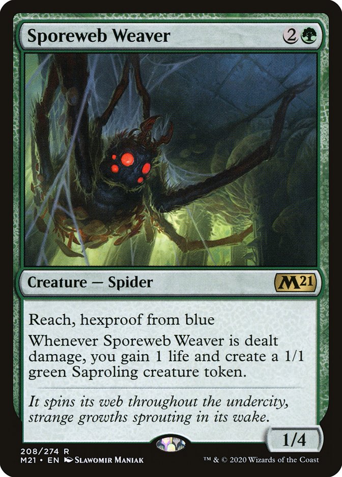 Sporeweb Weaver [Core Set 2021] | Jomio and Rueliete's Cards and Comics