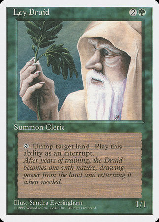 Ley Druid [Fourth Edition] | Jomio and Rueliete's Cards and Comics