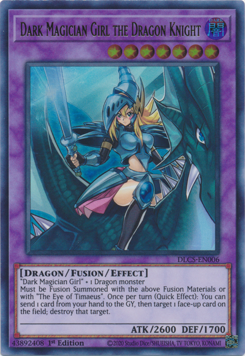 Dark Magician Girl the Dragon Knight [DLCS-EN006] Ultra Rare | Jomio and Rueliete's Cards and Comics