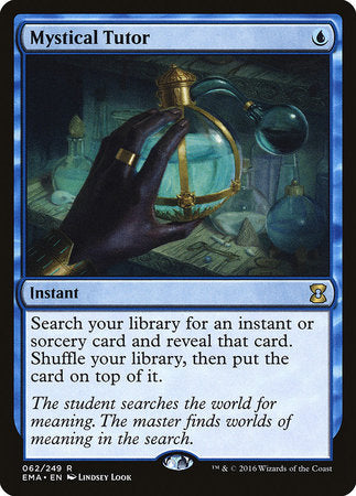 Mystical Tutor [Eternal Masters] | Jomio and Rueliete's Cards and Comics