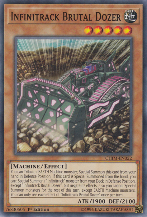 Infinitrack Brutal Dozer [CHIM-EN022] Common | Jomio and Rueliete's Cards and Comics