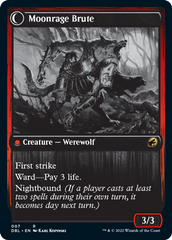 Brutal Cathar // Moonrage Brute [Innistrad: Double Feature] | Jomio and Rueliete's Cards and Comics