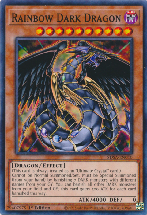 Rainbow Dark Dragon [SDSA-EN010] Common | Jomio and Rueliete's Cards and Comics