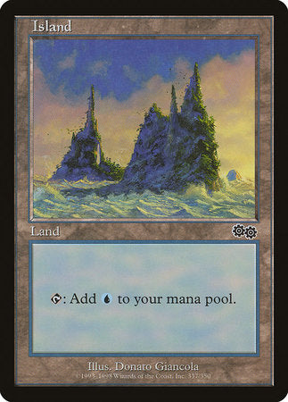 Island (337) [Urza's Saga] | Jomio and Rueliete's Cards and Comics