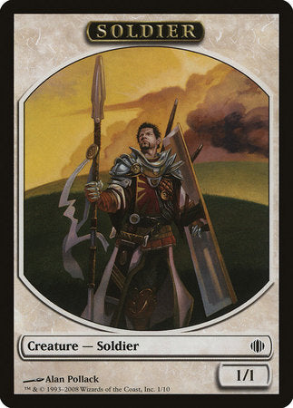 Soldier Token [Shards of Alara Tokens] | Jomio and Rueliete's Cards and Comics