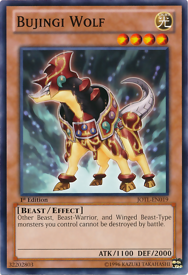 Bujingi Wolf [JOTL-EN019] Common | Jomio and Rueliete's Cards and Comics