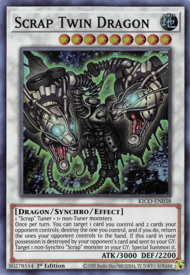 Scrap Twin Dragon [KICO-EN038] Super Rare | Jomio and Rueliete's Cards and Comics