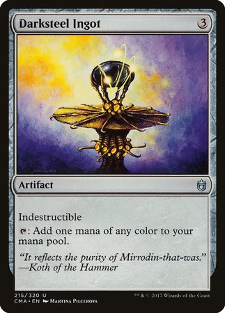 Darksteel Ingot [Commander Anthology] | Jomio and Rueliete's Cards and Comics