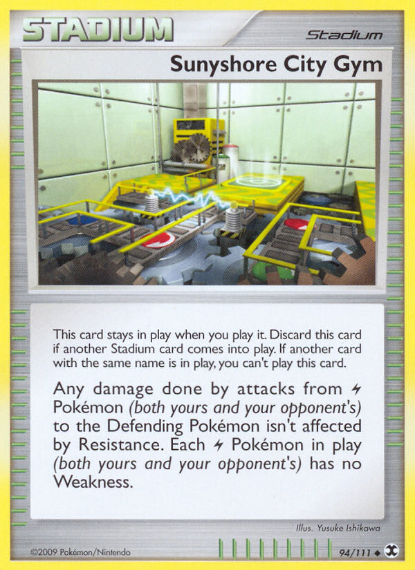Sunyshore City Gym (94/111) [Platinum: Rising Rivals] | Jomio and Rueliete's Cards and Comics