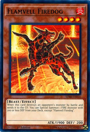 Flamvell Firedog [SDSB-EN016] Common | Jomio and Rueliete's Cards and Comics