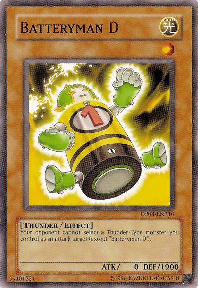 Batteryman D [DR04-EN210] Common | Jomio and Rueliete's Cards and Comics