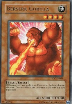 Berserk Gorilla [IOC-EN013] Rare | Jomio and Rueliete's Cards and Comics
