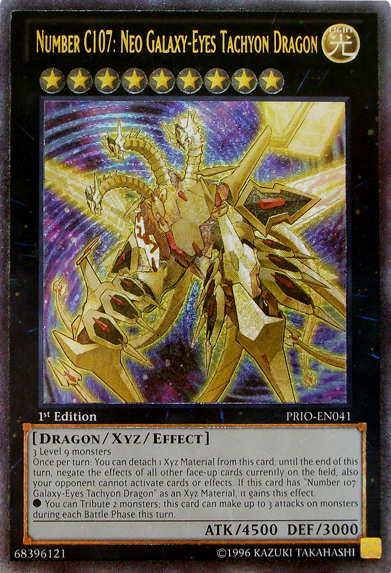 Number C107: Neo Galaxy-Eyes Tachyon Dragon [PRIO-EN041] Super Rare | Jomio and Rueliete's Cards and Comics