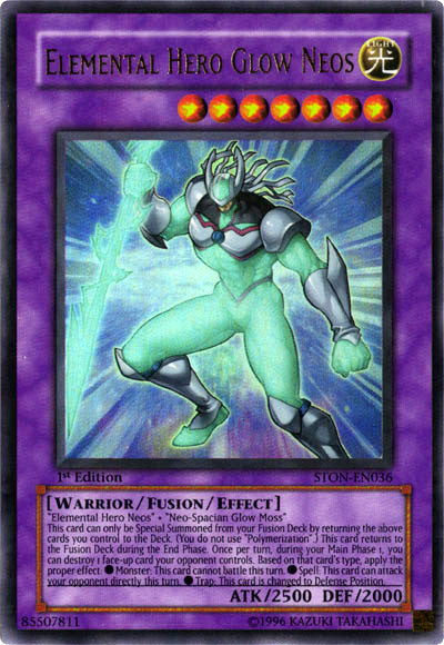 Elemental Hero Glow Neos [STON-EN036] Ultra Rare | Jomio and Rueliete's Cards and Comics
