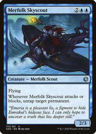 Merfolk Skyscout [Conspiracy: Take the Crown] | Jomio and Rueliete's Cards and Comics