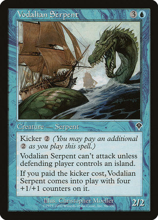Vodalian Serpent [Invasion] | Jomio and Rueliete's Cards and Comics