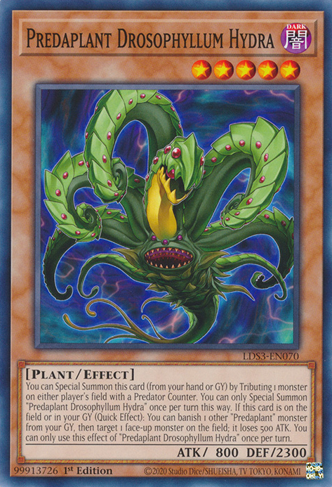 Predaplant Drosophyllum Hydra [LDS3-EN070] Common | Jomio and Rueliete's Cards and Comics