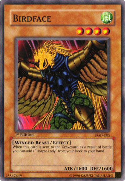 Birdface [PGD-005] Common | Jomio and Rueliete's Cards and Comics