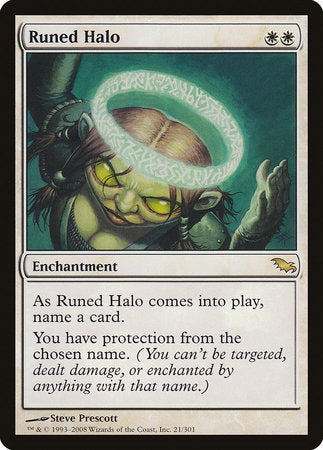 Runed Halo [Shadowmoor] | Jomio and Rueliete's Cards and Comics