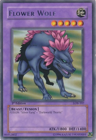 Flower Wolf [LOB-107] Rare | Jomio and Rueliete's Cards and Comics