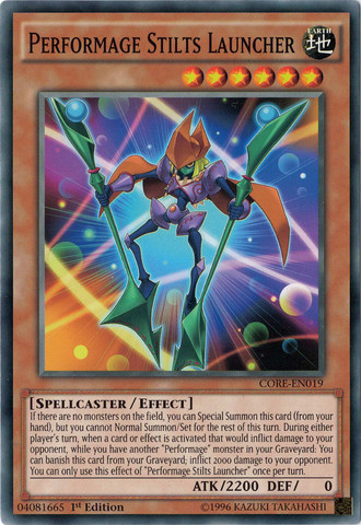 Performage Stilts Launcher [CORE-EN019] Common | Jomio and Rueliete's Cards and Comics