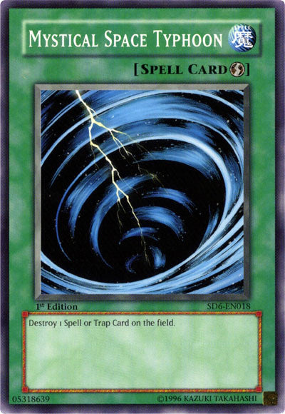 Mystical Space Typhoon [SD6-EN018] Common | Jomio and Rueliete's Cards and Comics