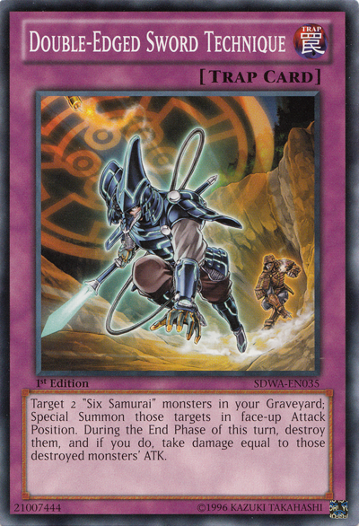 Double-Edged Sword Technique [SDWA-EN035] Common | Jomio and Rueliete's Cards and Comics