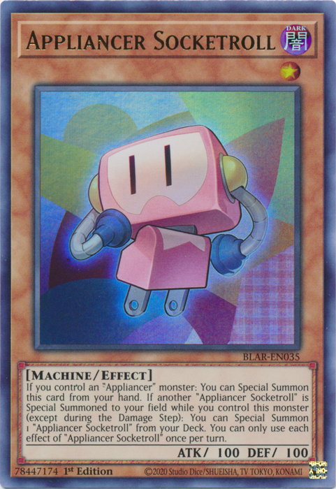 Appliancer Socketroll [BLAR-EN035] Ultra Rare | Jomio and Rueliete's Cards and Comics