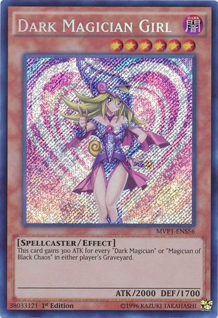 Dark Magician Girl [MVP1-ENS56] Secret Rare | Jomio and Rueliete's Cards and Comics