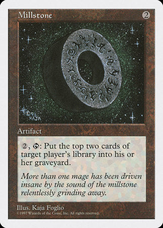 Millstone [Fifth Edition] | Jomio and Rueliete's Cards and Comics