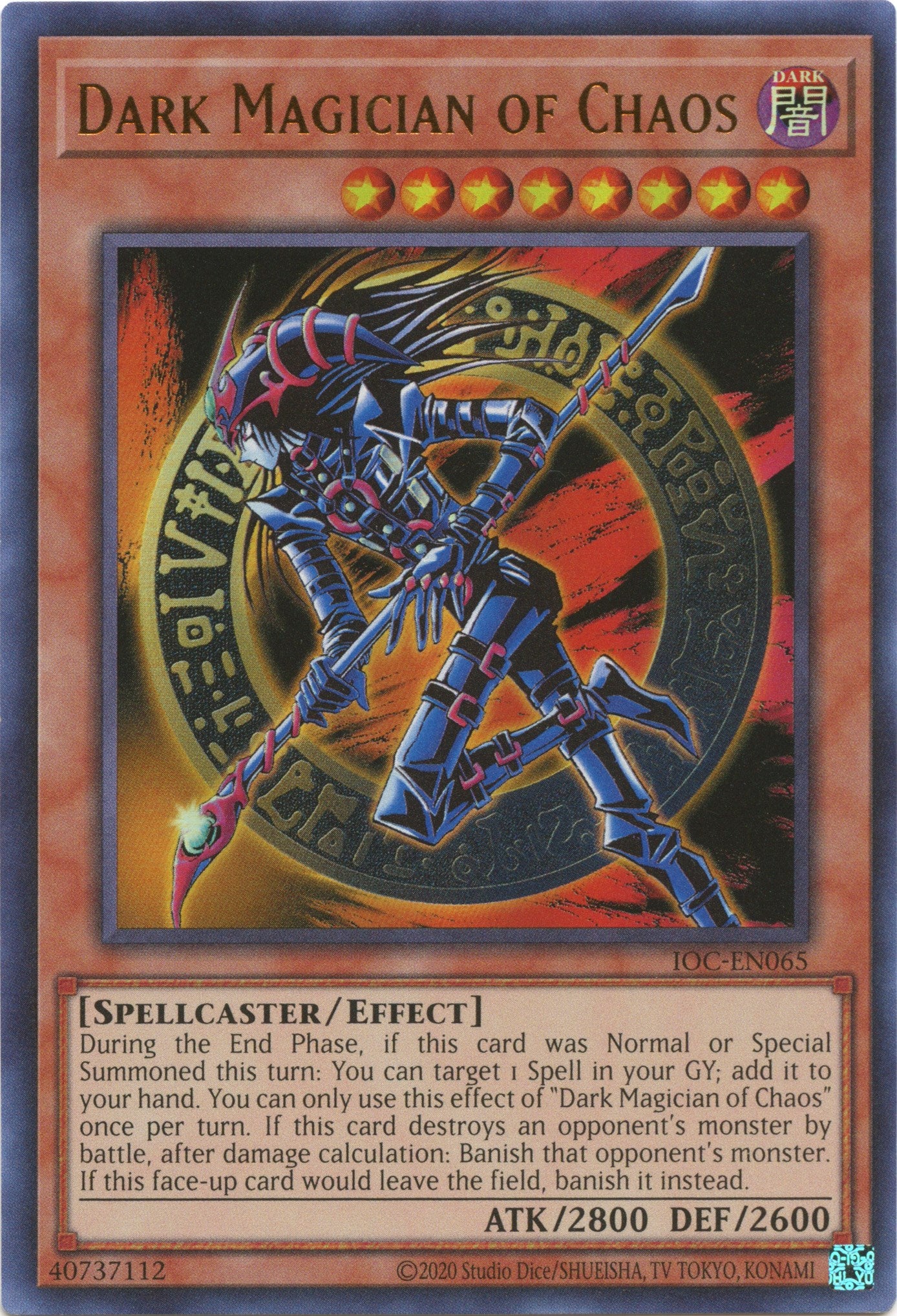 Dark Magician of Chaos (25th Anniversary) [IOC-EN065] Ultra Rare | Jomio and Rueliete's Cards and Comics