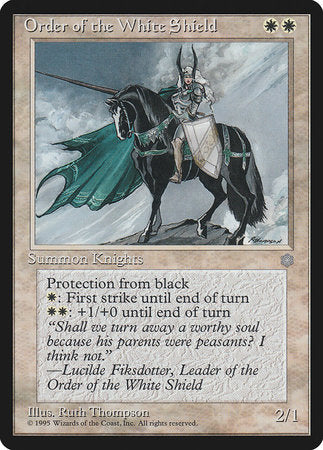 Order of the White Shield [Ice Age] | Jomio and Rueliete's Cards and Comics
