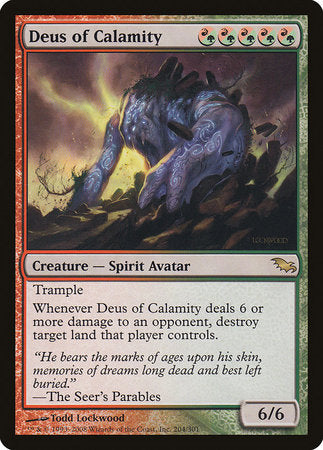 Deus of Calamity [Shadowmoor] | Jomio and Rueliete's Cards and Comics