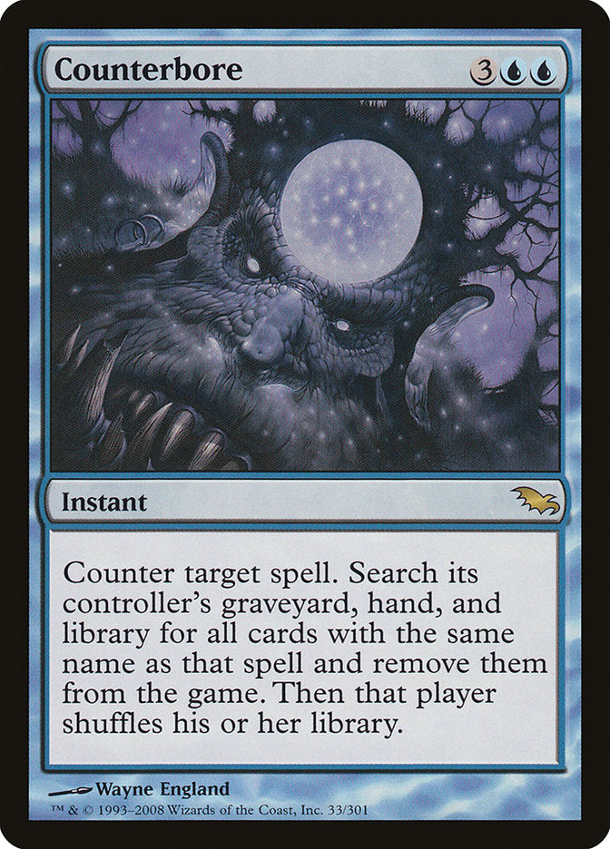 Counterbore [Shadowmoor] | Jomio and Rueliete's Cards and Comics