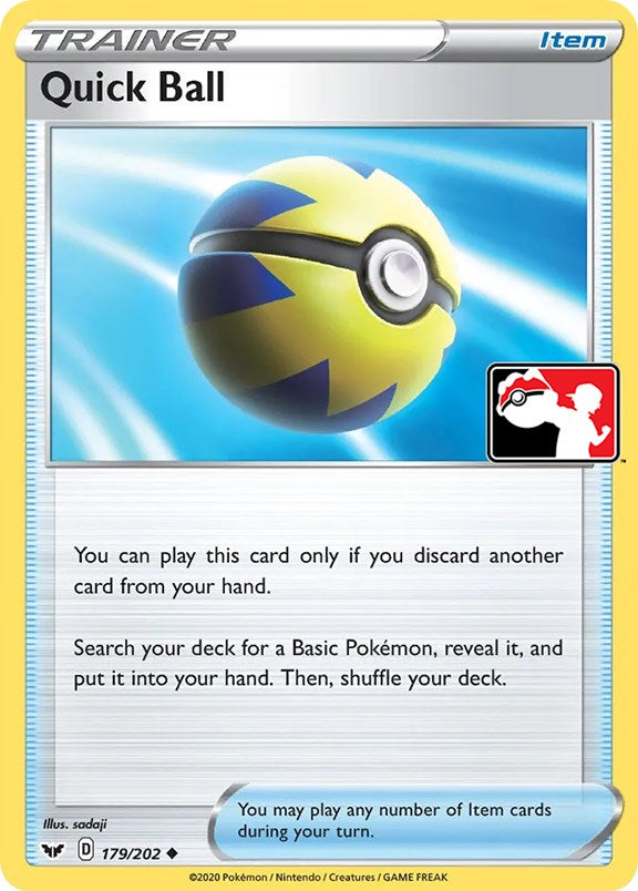 Quick Ball (179/202) [Prize Pack Series One] | Jomio and Rueliete's Cards and Comics