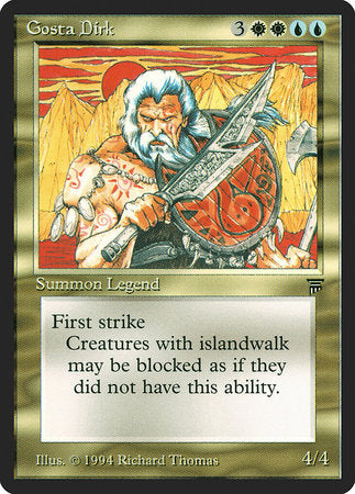 Gosta Dirk [Legends] | Jomio and Rueliete's Cards and Comics