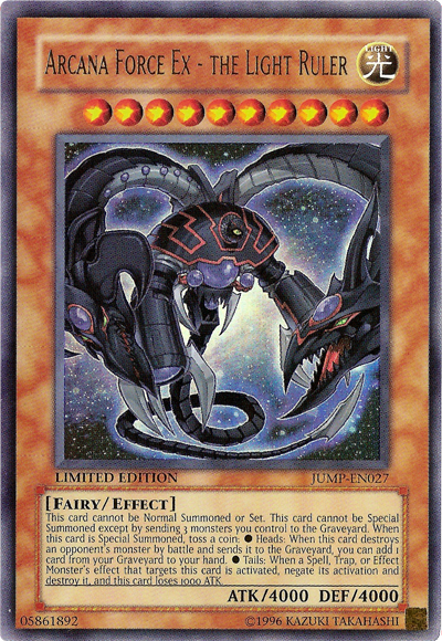 Arcana Force Ex - the Light Ruler [JUMP-EN027] Ultra Rare | Jomio and Rueliete's Cards and Comics