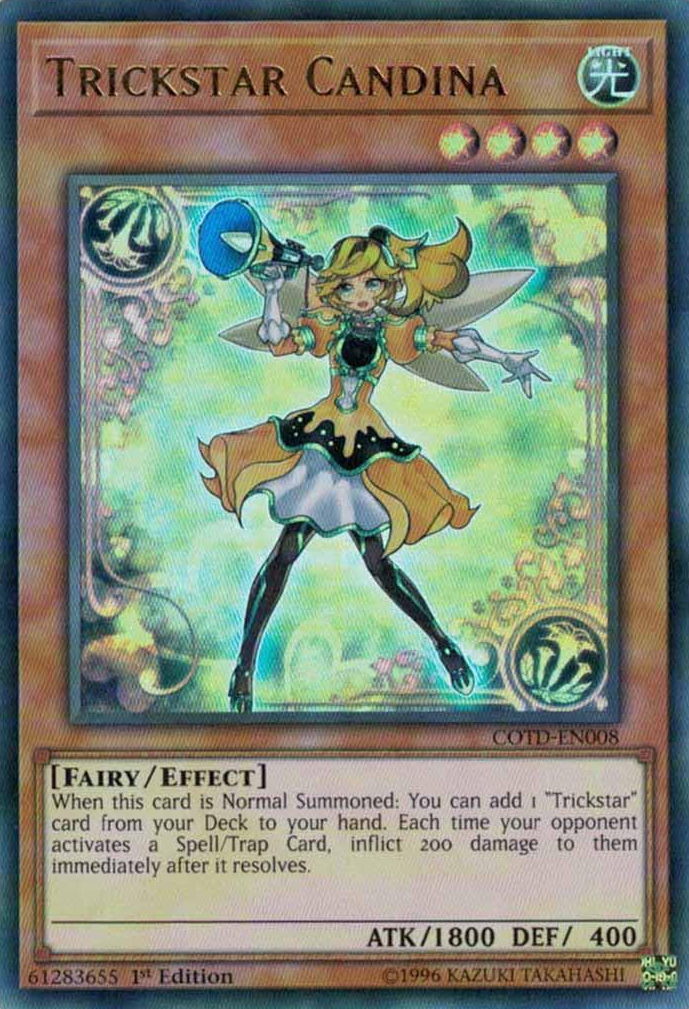 Trickstar Candina [COTD-EN008] Ultra Rare | Jomio and Rueliete's Cards and Comics
