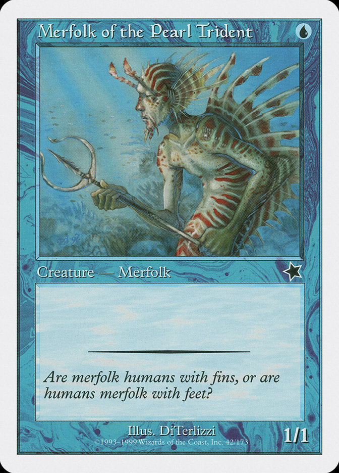Merfolk of the Pearl Trident [Starter 1999] | Jomio and Rueliete's Cards and Comics