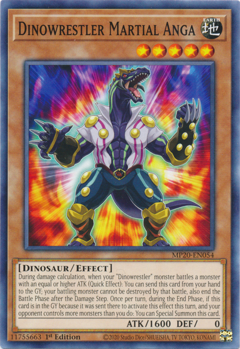 Dinowrestler Martial Anga [MP20-EN054] Common | Jomio and Rueliete's Cards and Comics