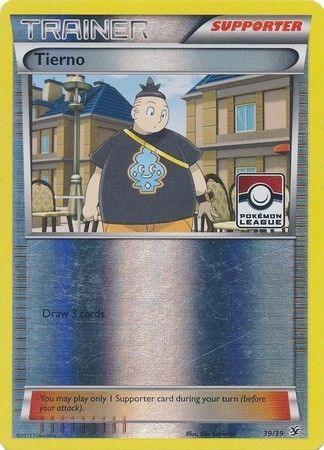 Tierno (39/39) (League Promo) [XY: Kalos Starter Set] | Jomio and Rueliete's Cards and Comics