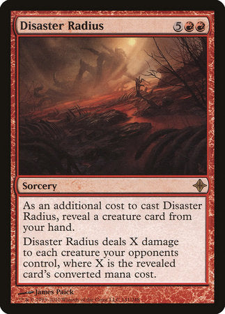 Disaster Radius [Rise of the Eldrazi] | Jomio and Rueliete's Cards and Comics