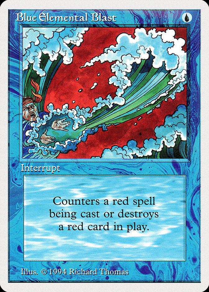 Blue Elemental Blast [Summer Magic / Edgar] | Jomio and Rueliete's Cards and Comics