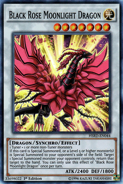 Black Rose Moonlight Dragon [HSRD-EN044] Super Rare | Jomio and Rueliete's Cards and Comics