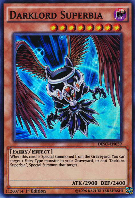 Darklord Superbia [DESO-EN039] Super Rare | Jomio and Rueliete's Cards and Comics