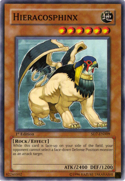 Hieracosphinx [SD7-EN009] Common | Jomio and Rueliete's Cards and Comics
