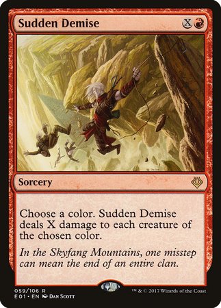 Sudden Demise [Archenemy: Nicol Bolas] | Jomio and Rueliete's Cards and Comics