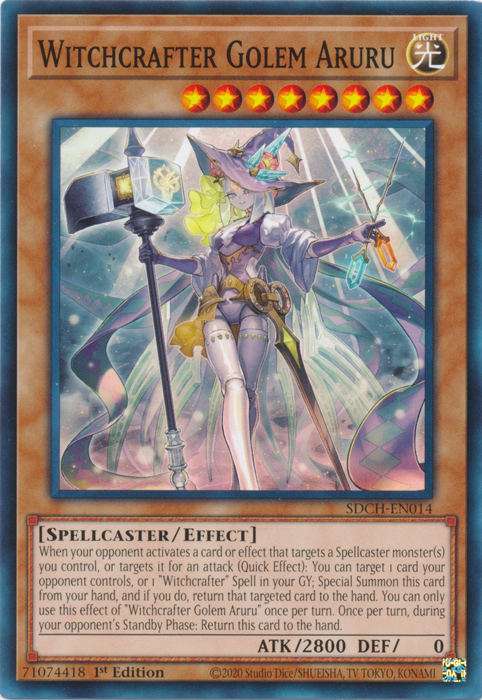 Witchcrafter Golem Aruru [SDCH-EN014] Common | Jomio and Rueliete's Cards and Comics