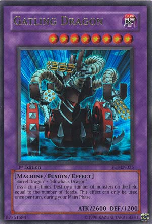 Gatling Dragon [FET-EN035] Ultra Rare | Jomio and Rueliete's Cards and Comics