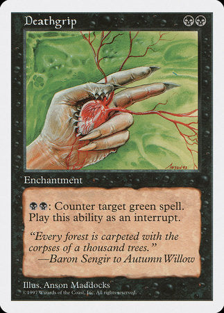 Deathgrip [Fifth Edition] | Jomio and Rueliete's Cards and Comics